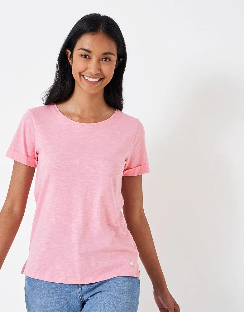 Crew Clothing Perfect Crew Neck Slub T-Shirt