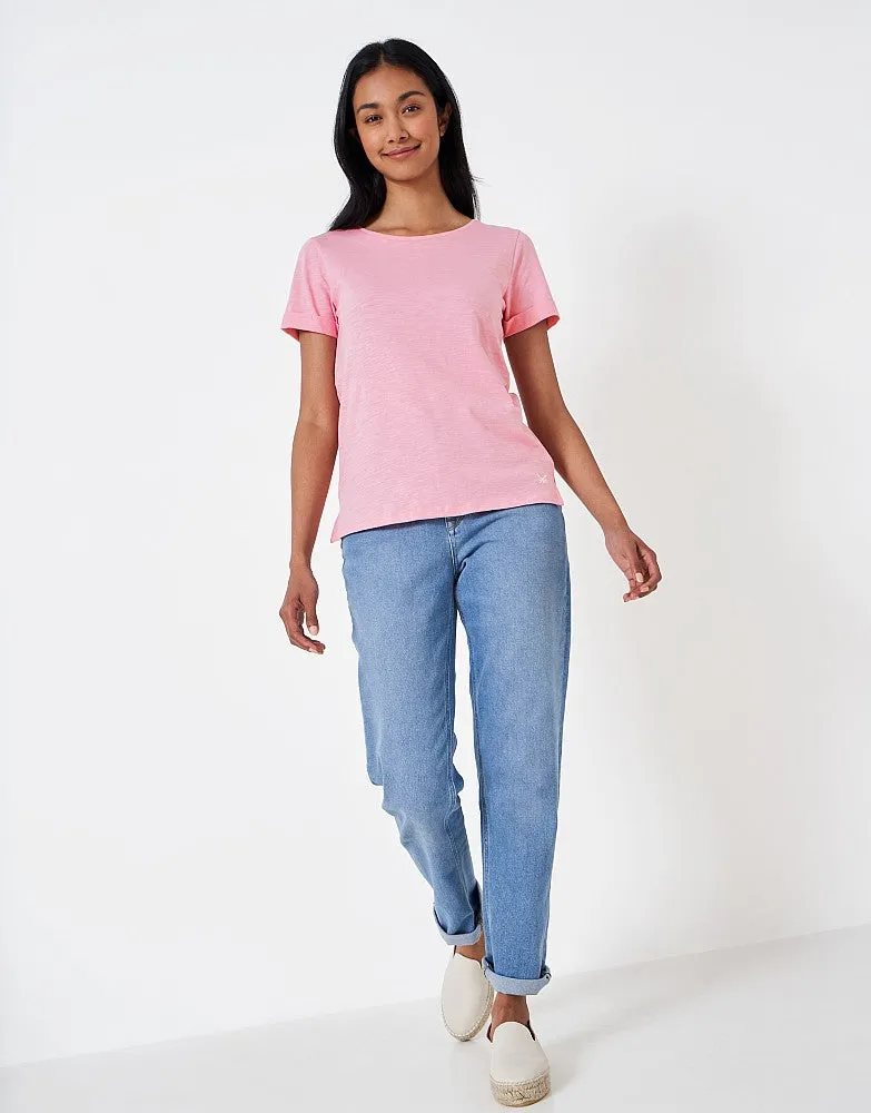 Crew Clothing Perfect Crew Neck Slub T-Shirt