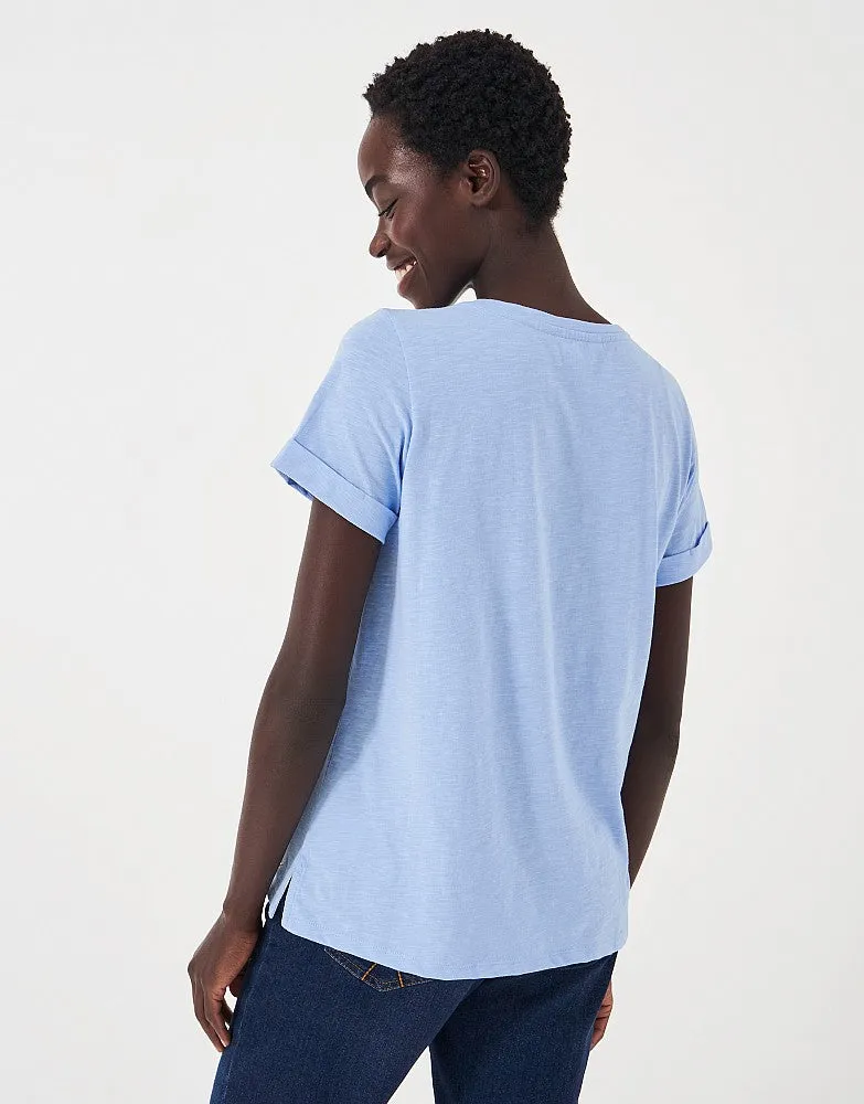 Crew Clothing Perfect Crew Neck Slub T-Shirt