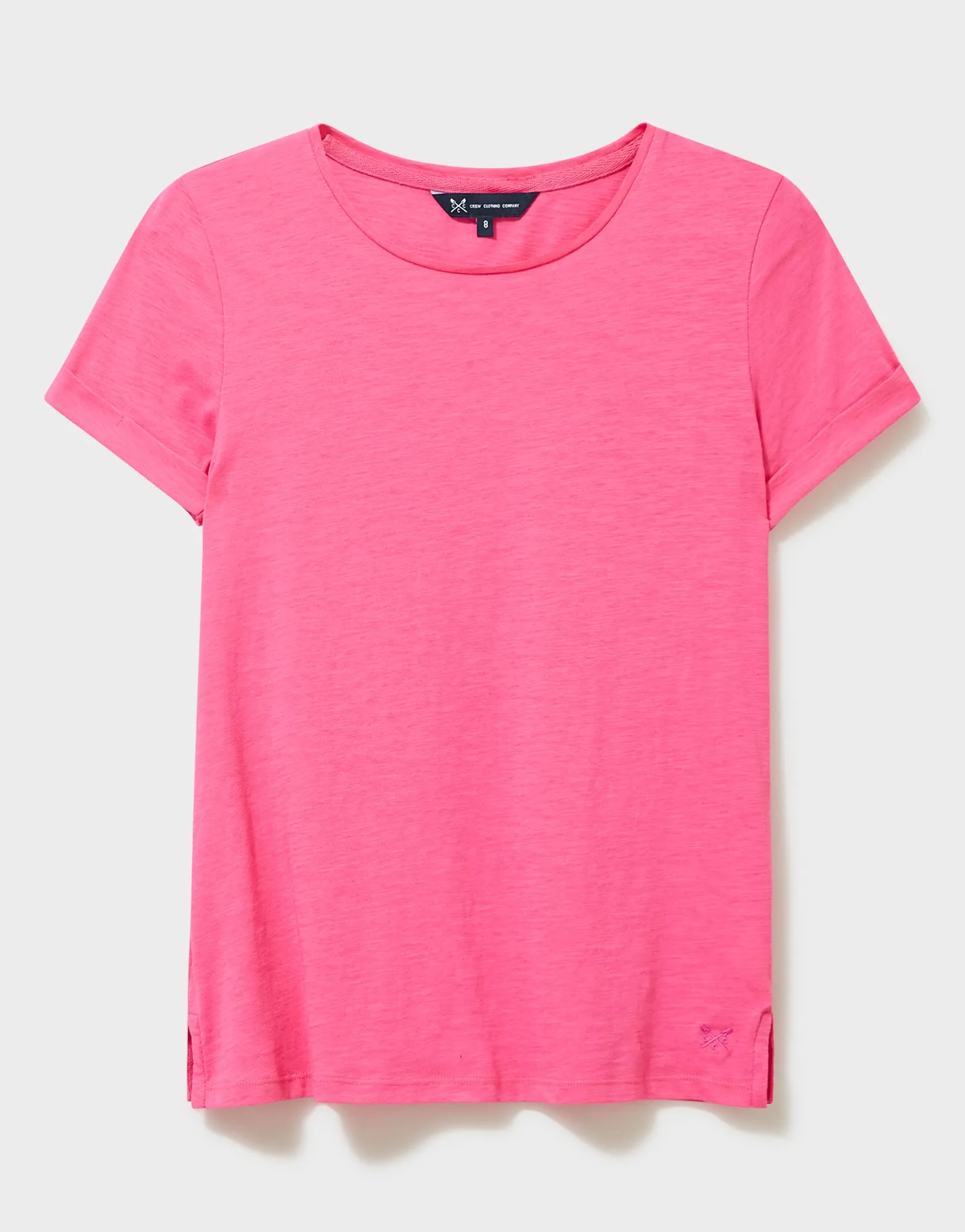 Crew Clothing Perfect Crew Neck Slub T-Shirt