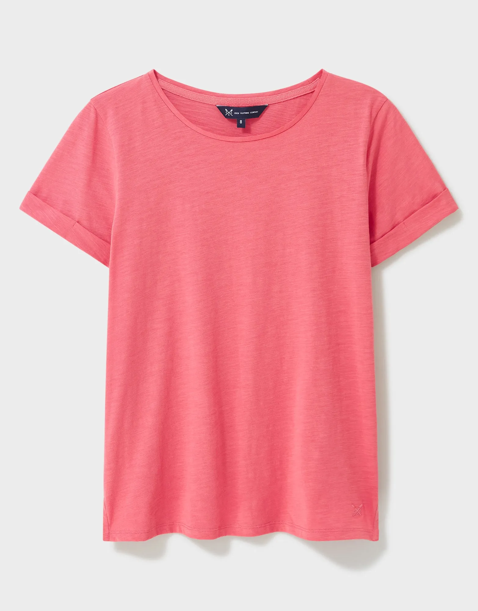 Crew Clothing Perfect Crew Neck Slub T-Shirt