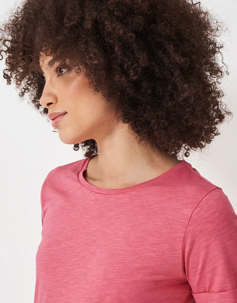 Crew Clothing Perfect Crew Neck Slub T-Shirt