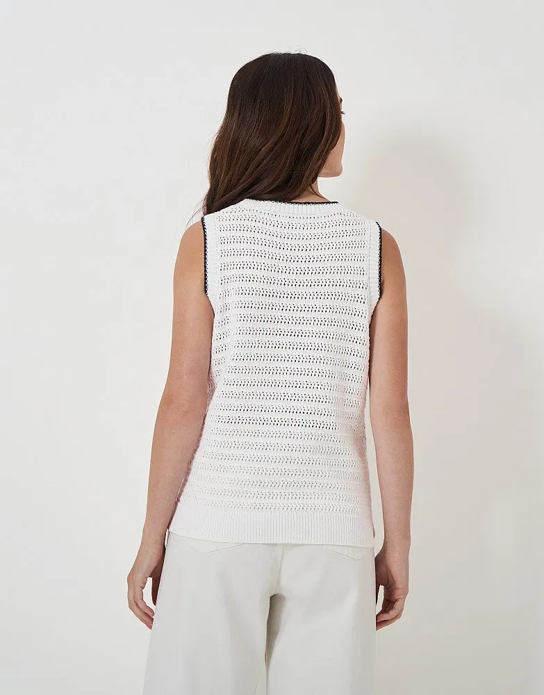 Crew Clothing Rya Stitchy Vest