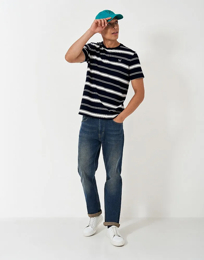 Crew Clothing Short Sleeve Stripe T-shirt