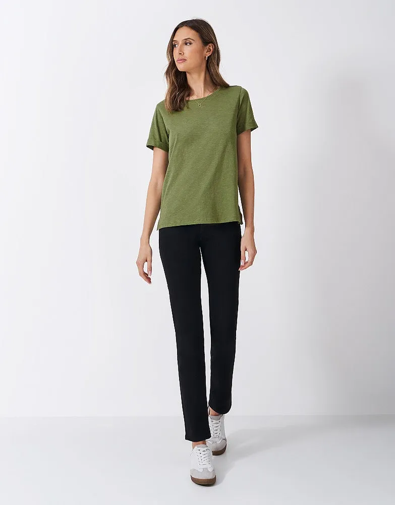 Crew Clothing Slub Crew Neck T-Shirt