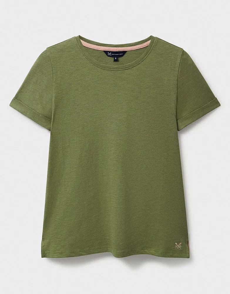 Crew Clothing Slub Crew Neck T-Shirt