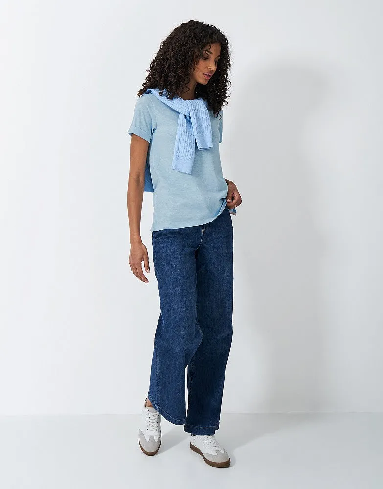 Crew Clothing Slub Crew Neck T-Shirt