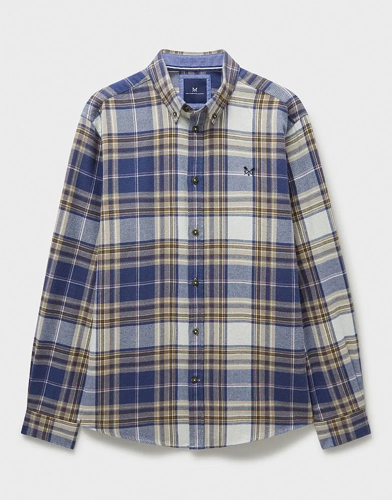 Crew Clothing Spencer Check Flannel Shirt