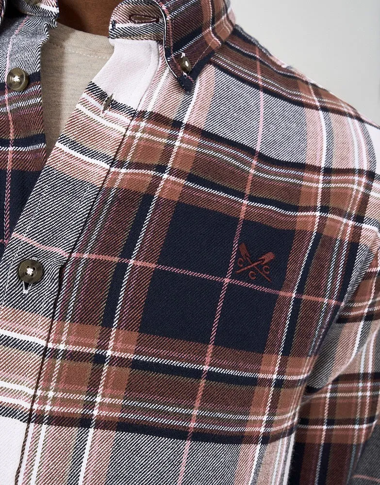 Crew Clothing Spencer Check Flannel Shirt