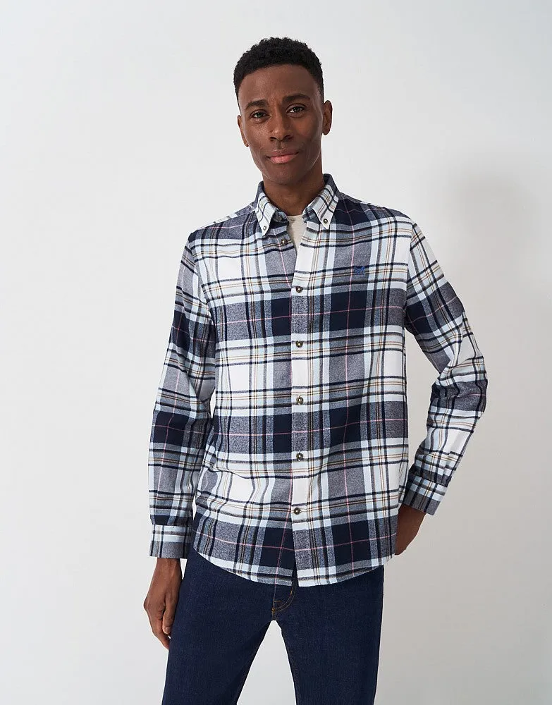 Crew Clothing Spencer Check Flannel Shirt