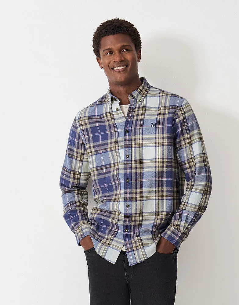 Crew Clothing Spencer Check Flannel Shirt