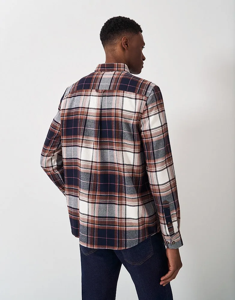 Crew Clothing Spencer Check Flannel Shirt