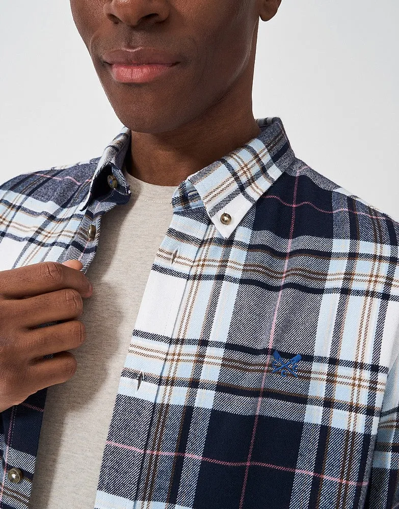 Crew Clothing Spencer Check Flannel Shirt