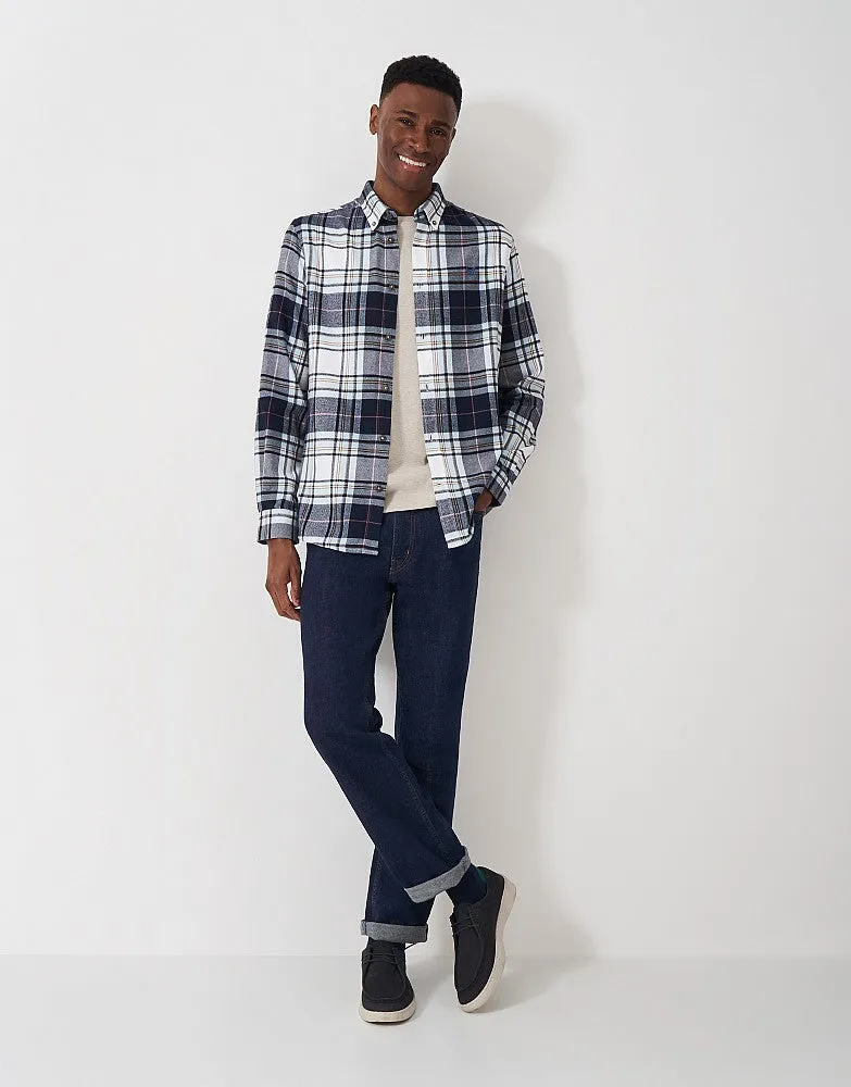Crew Clothing Spencer Check Flannel Shirt