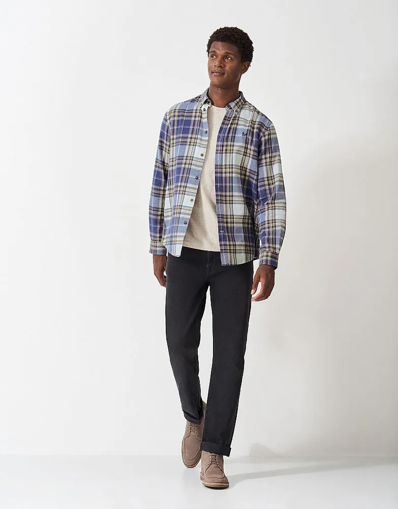 Crew Clothing Spencer Check Flannel Shirt