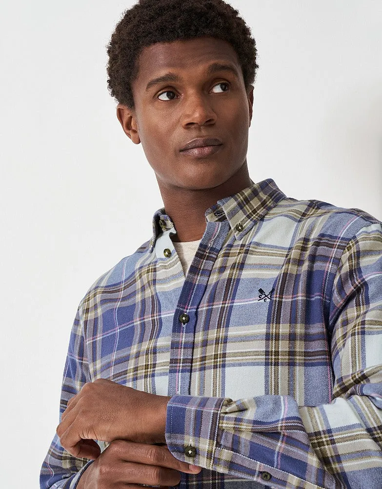 Crew Clothing Spencer Check Flannel Shirt