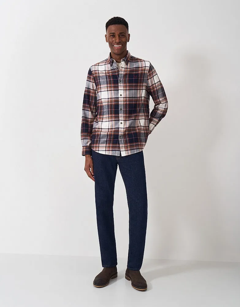 Crew Clothing Spencer Check Flannel Shirt
