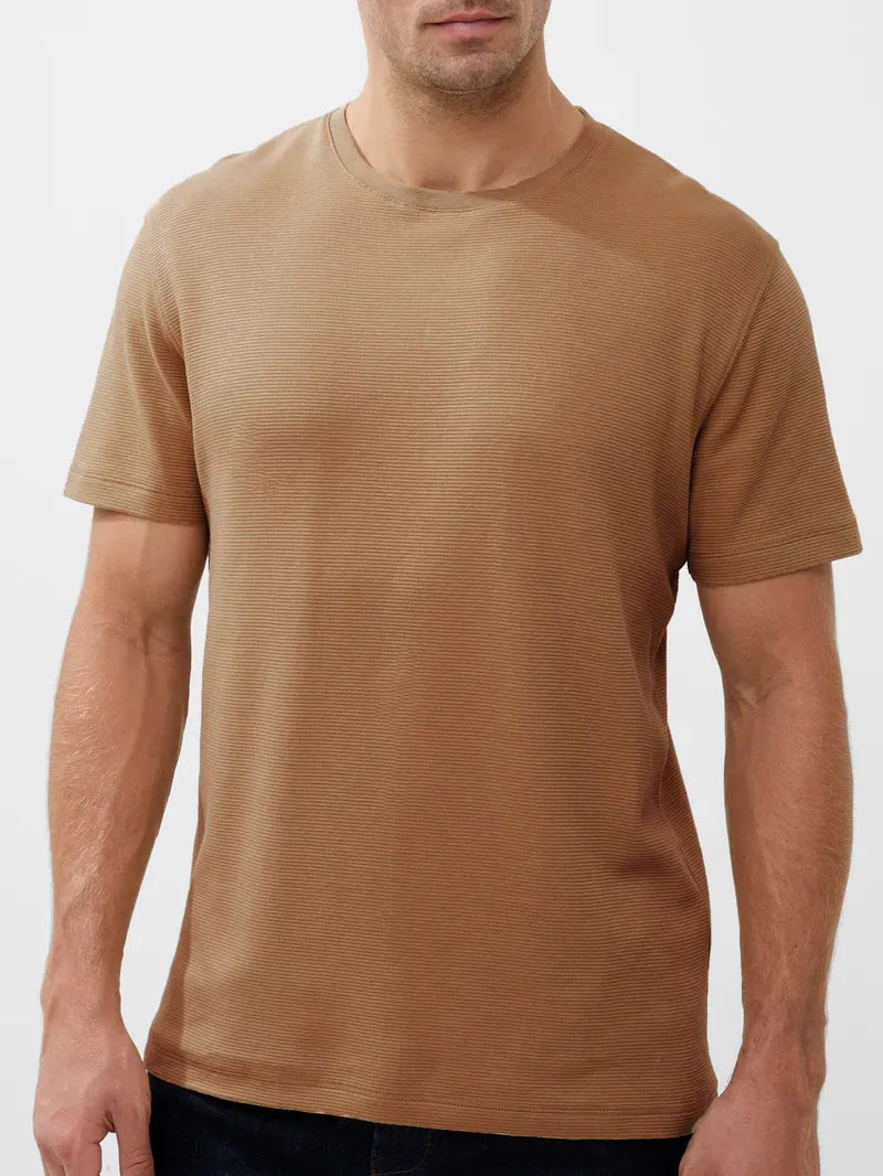 French Connection Short Sleeve Ottoman Texture T-Shirt