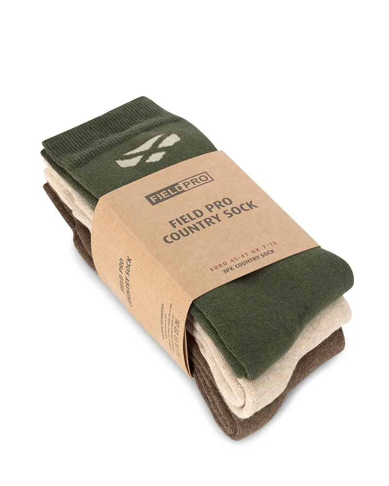 Hoggs Field Pro Country Sock 3-Pack