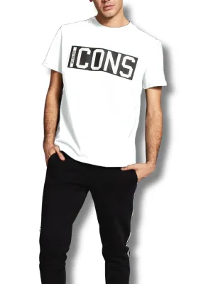 ICONS SQUARE T-SHIRT | WHITE