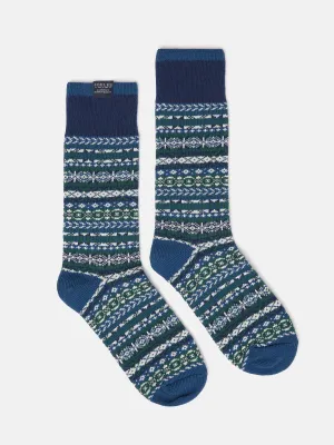 Joules Alby Fair Isle Socks