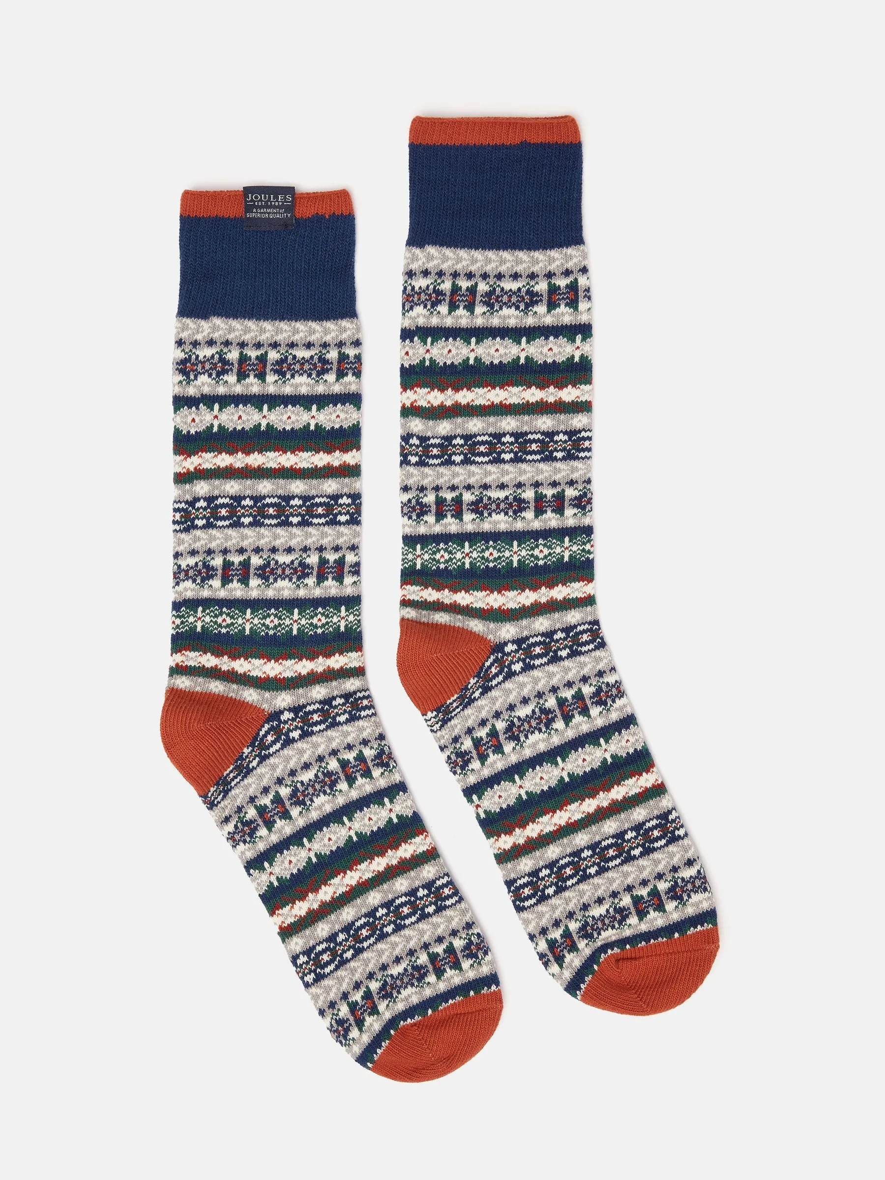 Joules Alby Fair Isle Socks
