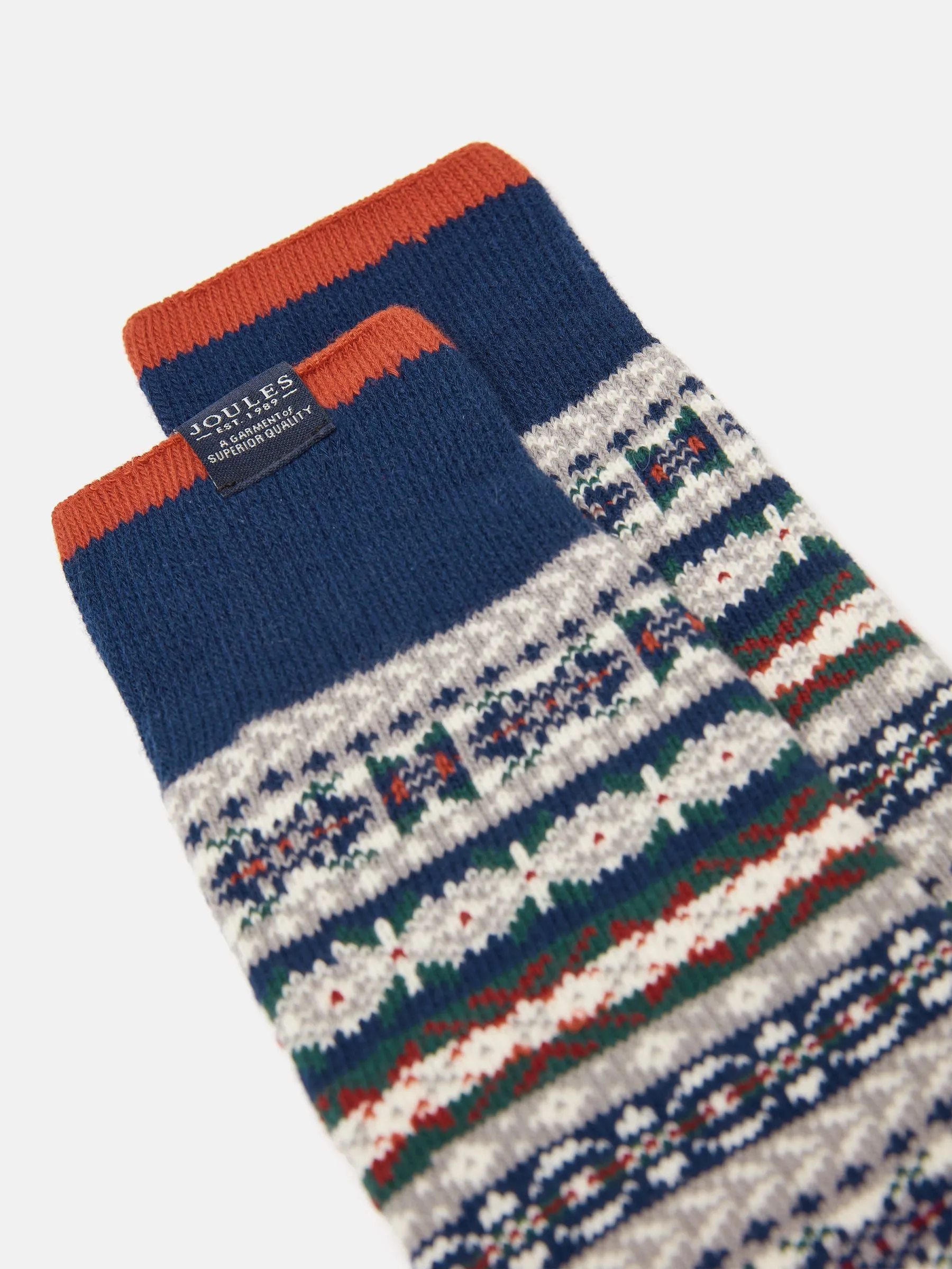 Joules Alby Fair Isle Socks