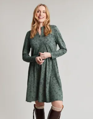 Joules Aurora Zip Down Jersey Dress