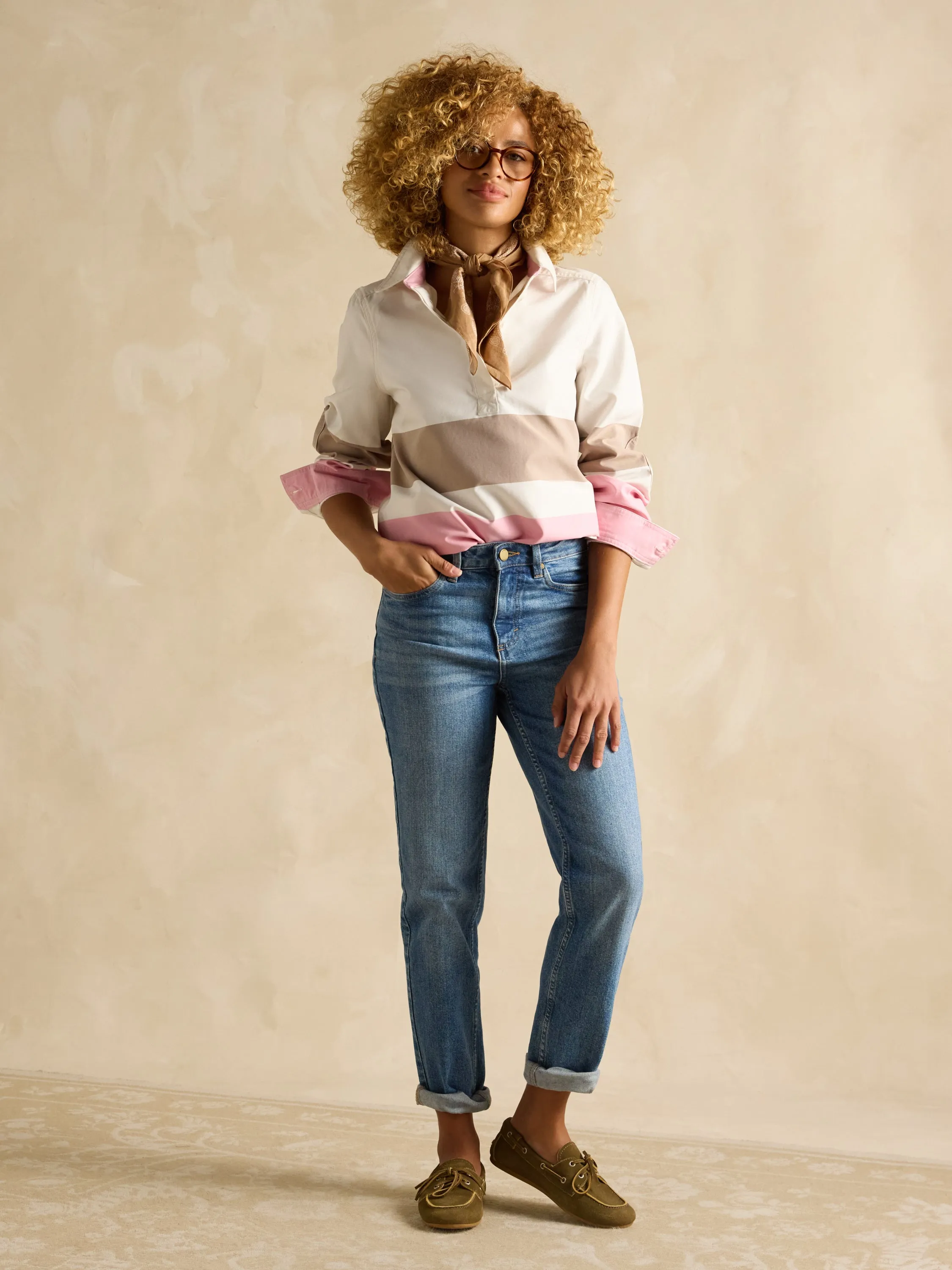 Joules Brinley Heavyweight Cotton Deck Shirt