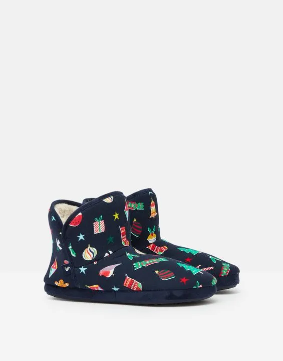 Joules Cabin Luxe Faux Fur Slipper Boots
