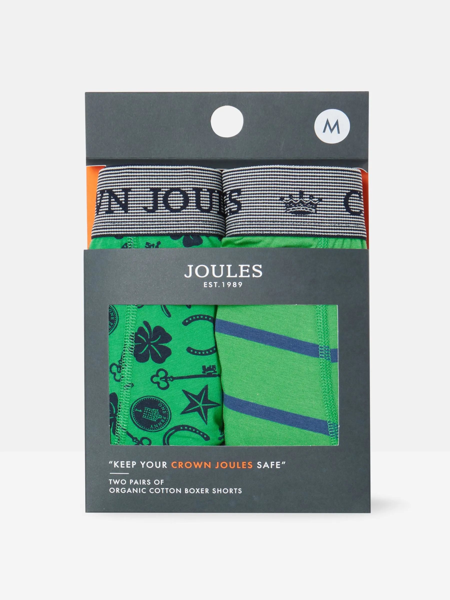 Joules Crown Joules Cotton Boxers 2 Pack