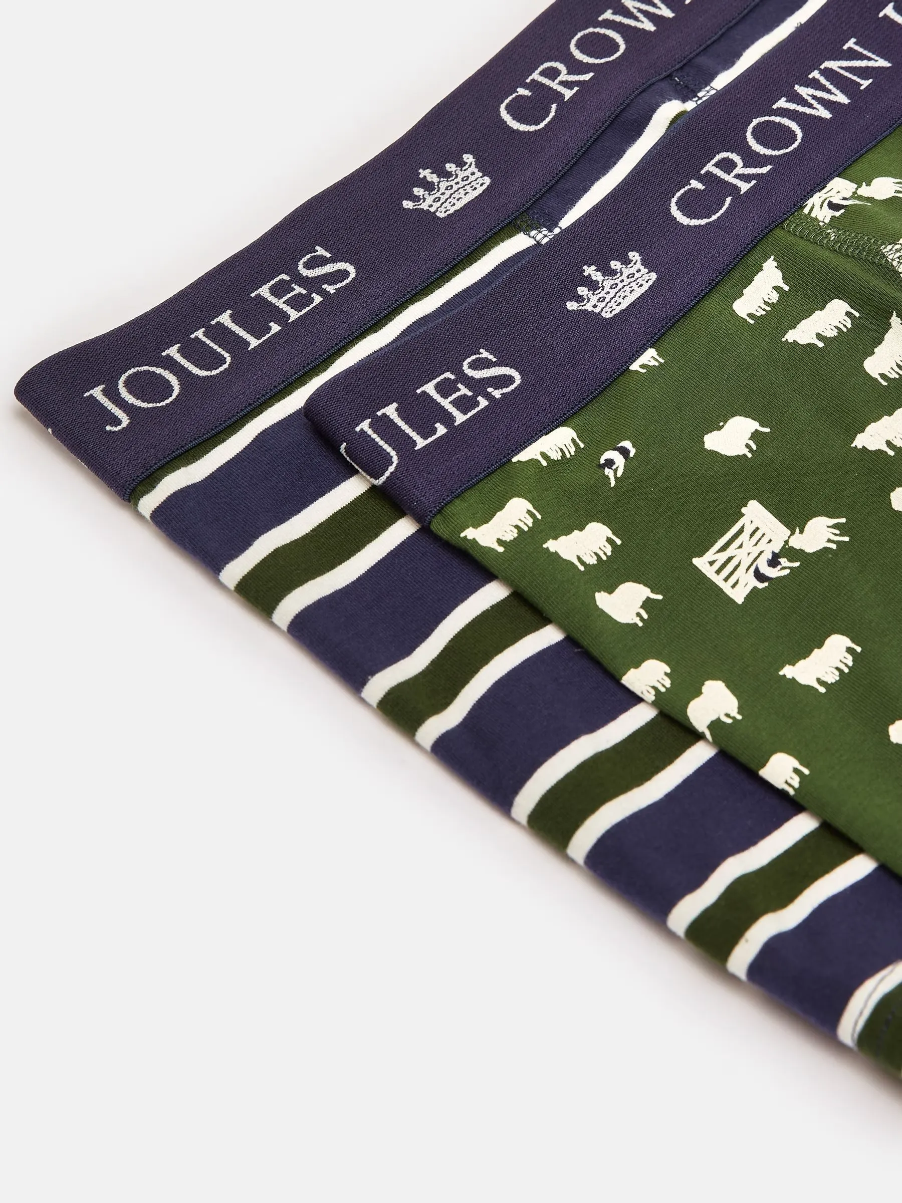Joules Crown Joules Cotton Boxers 2 Pack