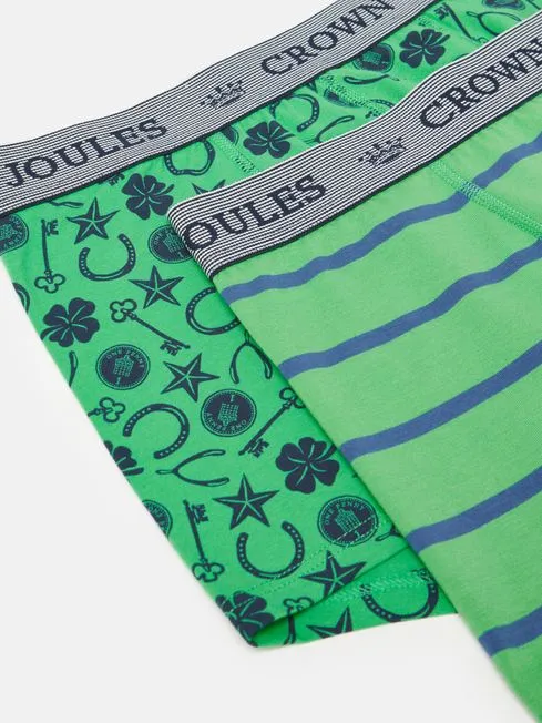 Joules Crown Joules Cotton Boxers 2 Pack