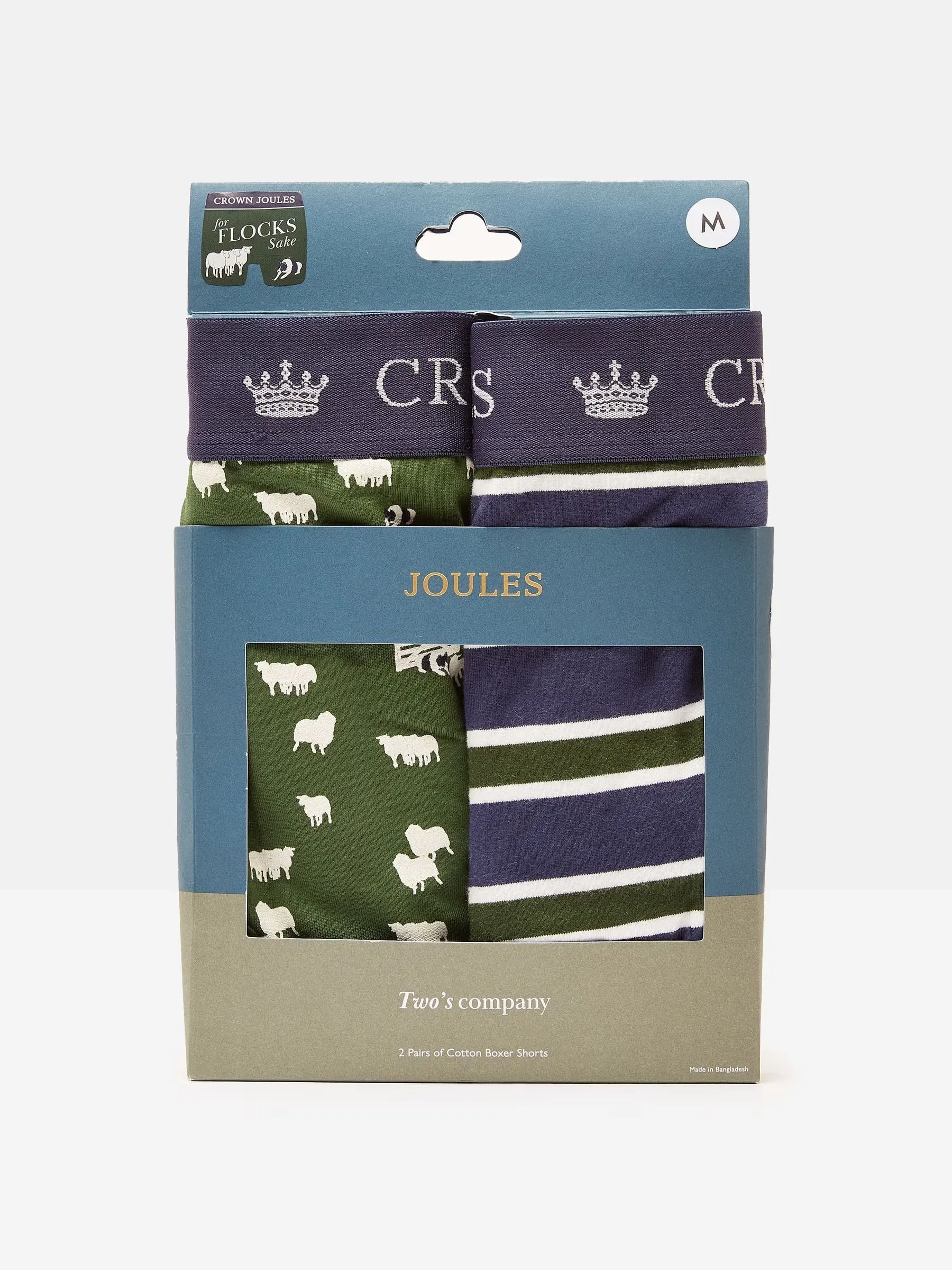 Joules Crown Joules Cotton Boxers 2 Pack
