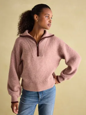 Joules Elmore Knitted Quarter Zip Jumper
