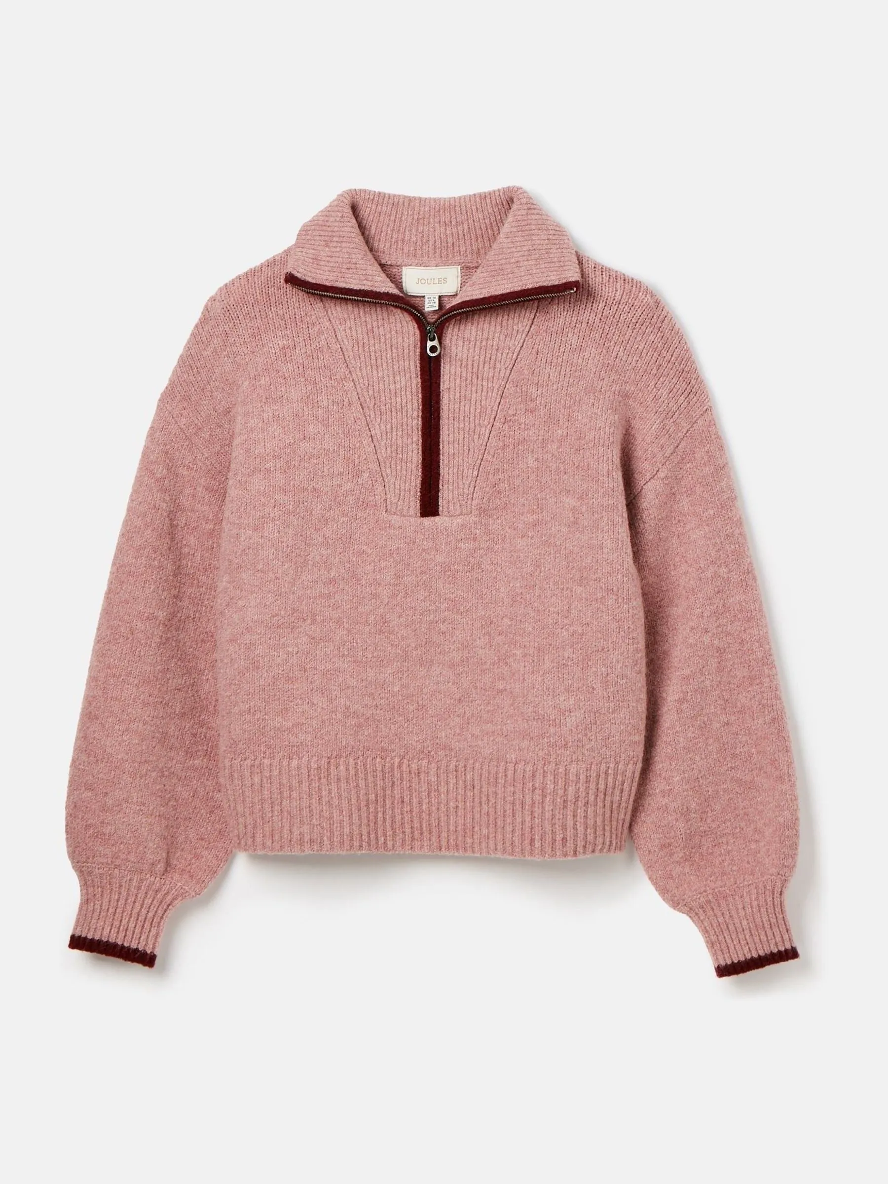 Joules Elmore Knitted Quarter Zip Jumper