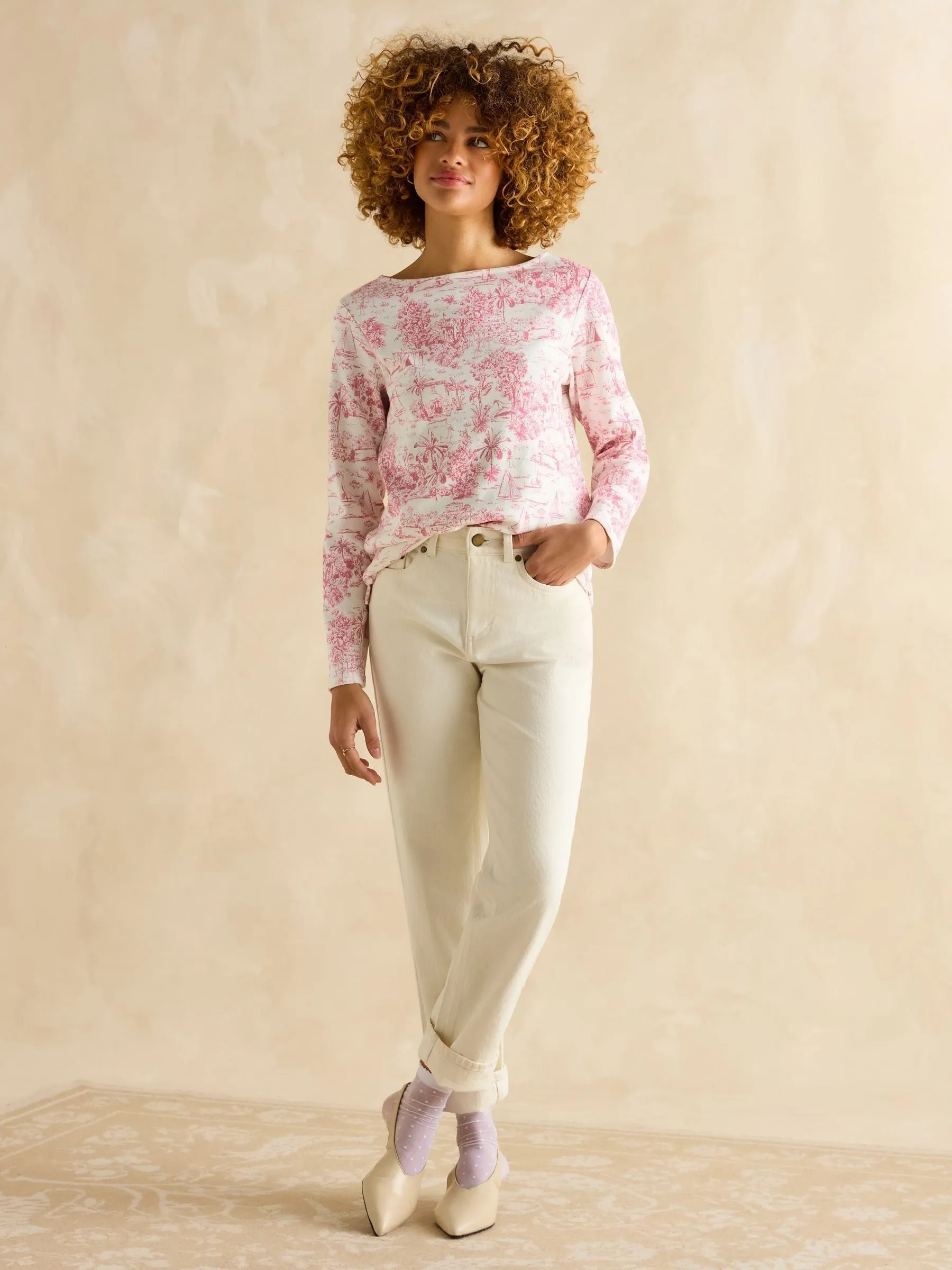 Joules Harbour Boat Neck Top