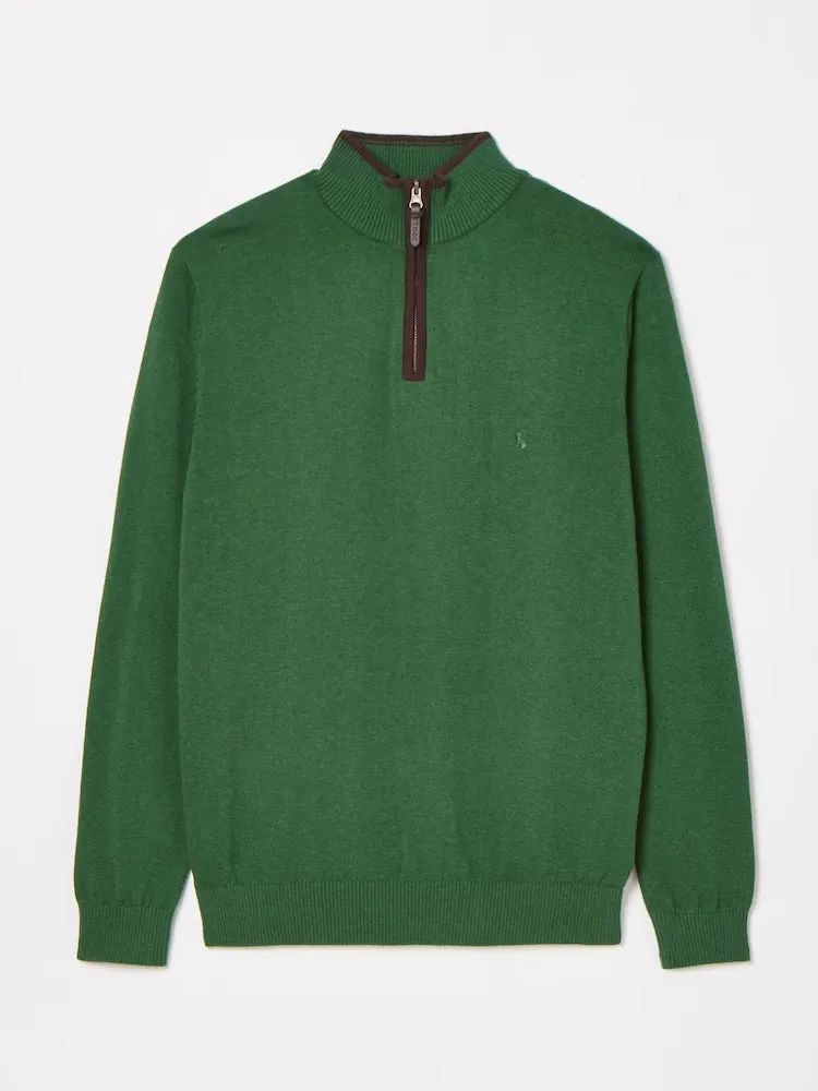 Joules Hillside Quarter Zip Funnel Neck Jumper