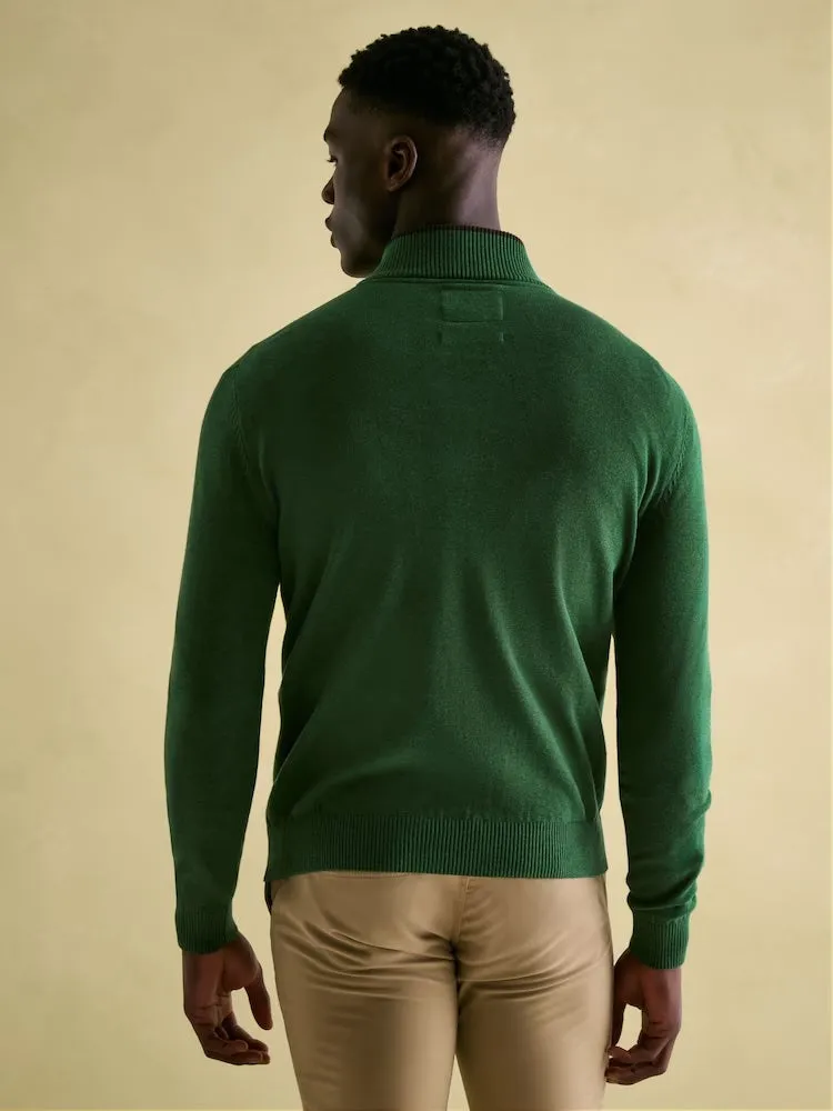 Joules Hillside Quarter Zip Funnel Neck Jumper