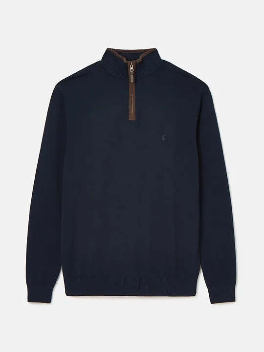 Joules Hillside Quarter Zip Funnel Neck Jumper