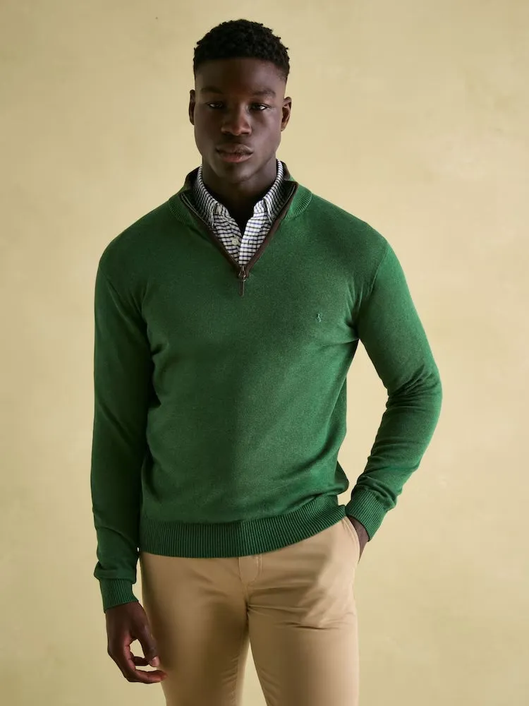 Joules Hillside Quarter Zip Funnel Neck Jumper