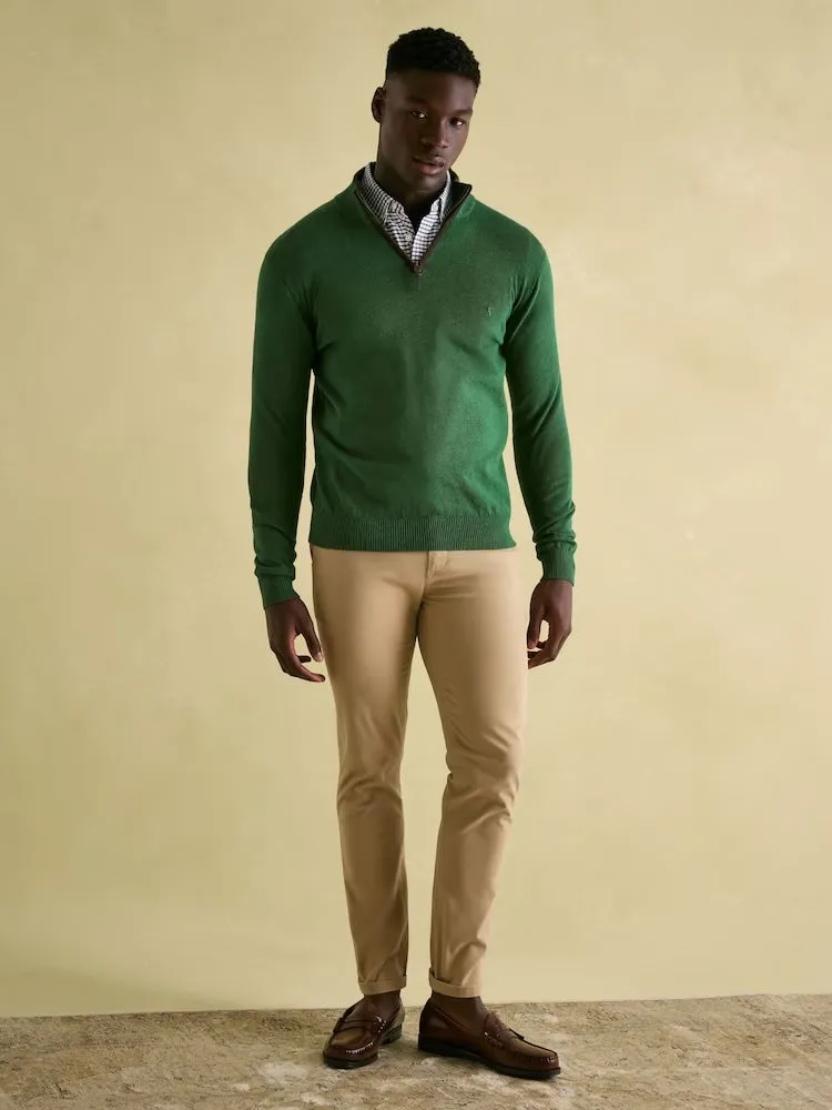 Joules Hillside Quarter Zip Funnel Neck Jumper