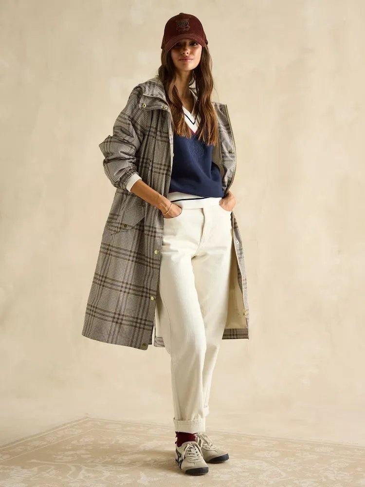 Joules Holkham Waterproof Printed Packable Raincoat