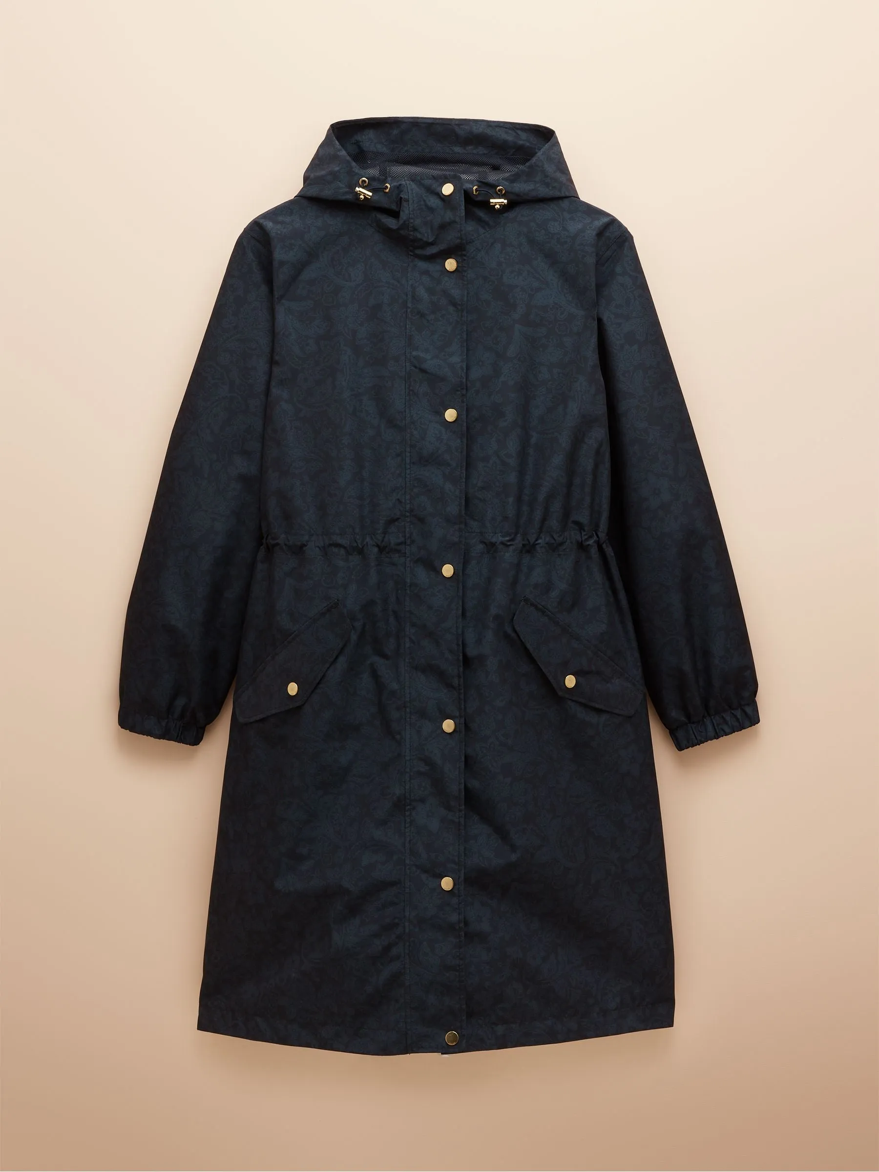 Joules Holkham Waterproof Printed Packable Raincoat