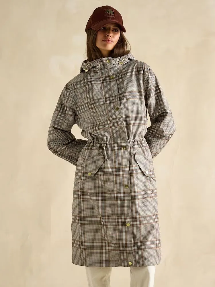 Joules Holkham Waterproof Printed Packable Raincoat