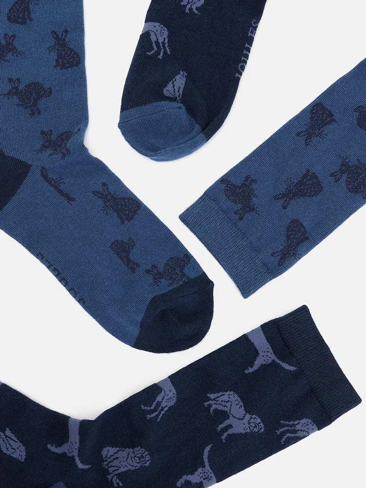 Joules Kingsbury Men's 2 Pack Socks