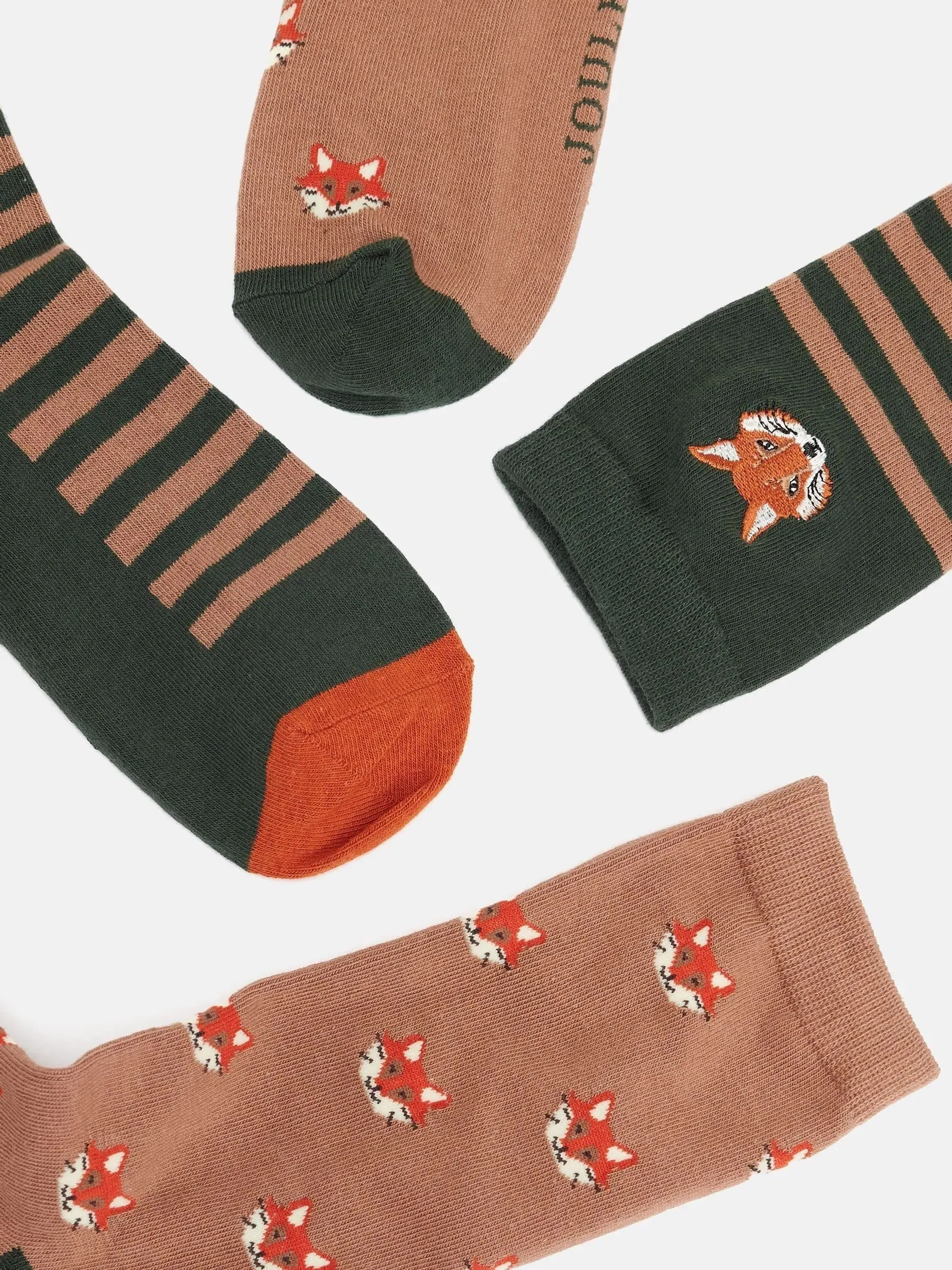 Joules Kingsbury Men's 2 Pack Socks