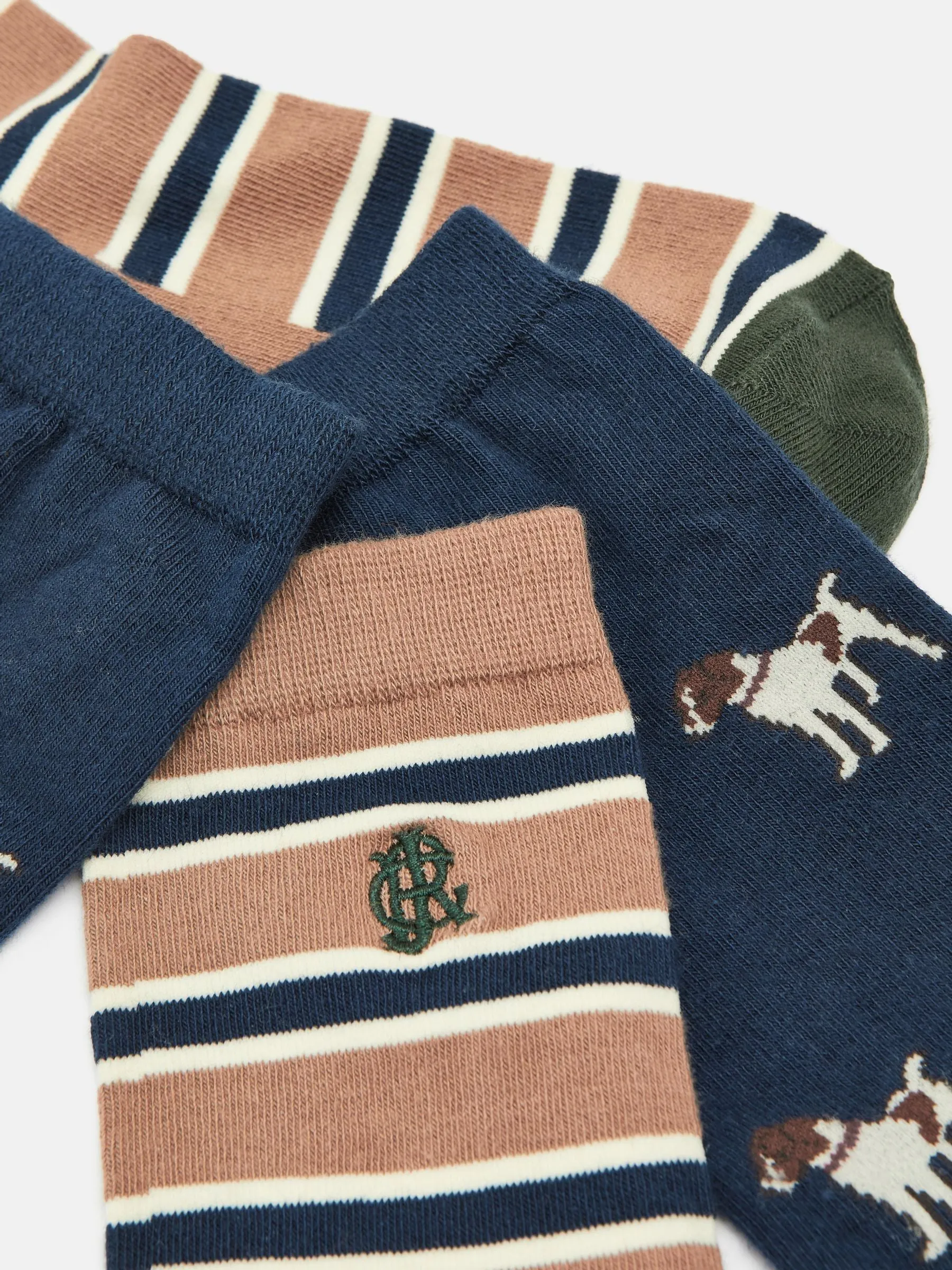Joules Kingsbury Men's 2 Pack Socks