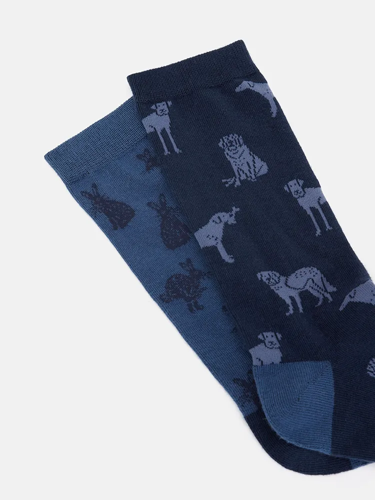 Joules Kingsbury Men's 2 Pack Socks