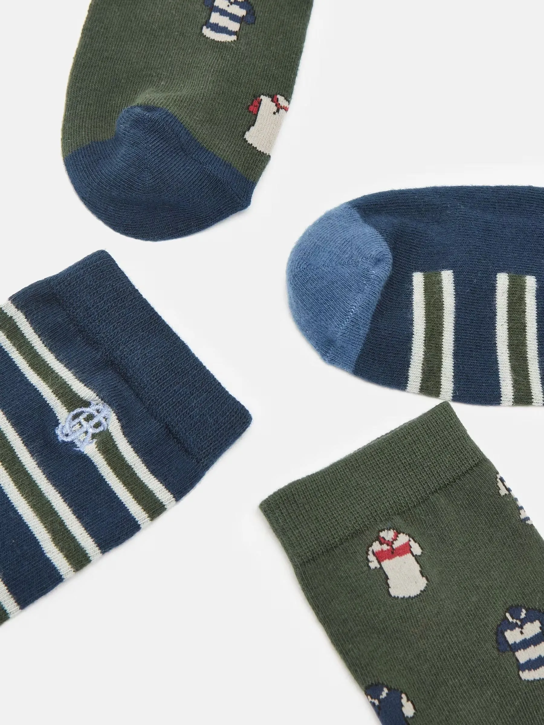 Joules Kingsbury Men's 2 Pack Socks